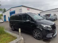 Gebraucht Mercedes V250 AMG line 190 PS (139 kW) 2017 Obsidianschwarz metallic Van / Kleinbus