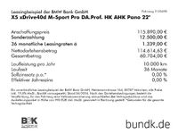 gebraucht BMW X5 X5xDrive40d M-Sport Pro DA.Prof. HK AHK Pano 22' Sportpaket Bluetooth Navi LED