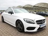 Gebraucht Mercedes C180 AMG line 156 PS (114 kW) 2018 Polarweiss Coupé