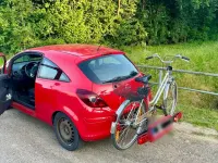 Używany Opel Corsa 90 KM (66 kW) 2008 Czerwony Hatchback