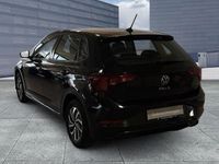 Gebraucht VW Polo Life 95 PS (69 kW) 2022 Schwarz Kleinwagen