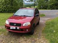 Gebraucht Suzuki Ignis 83 PS (61 kW) 2002 Rot Kleinwagen