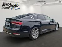 Gebraucht Audi A5 Sportback Design 190 PS (139 kW) 2019 Mythosschwarz metallic Kleinwagen