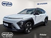 Gebraucht Hyundai Kona Prime 199 PS (146 kW) 2023 Serenity white / abyss black / SUV