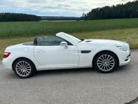 Gebraucht Mercedes SLK200 184 PS (135 kW) 2015 Weiß Cabrio