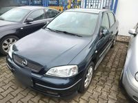 Gebraucht Opel Astra 84 PS (61 kW) 2001 Blau Limousine