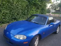Gebraucht Mazda MX5 110 PS (80 kW) 2002 Blau Cabrio