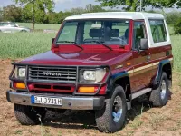 Gebraucht Toyota Land Cruiser 125 PS (91 kW) 1992 Rot SUV