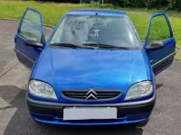 Gebraucht Citroën Saxo 60 PS (44 kW) 2002 Blau Kleinwagen
