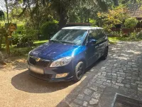Gebraucht Skoda Fabia 70 PS (51 kW) 2011 Blau Kleinwagen