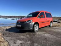 Gebraucht VW Caddy Maxi Trendline 102 PS (75 kW) 2014 Orange Van / Kleinbus