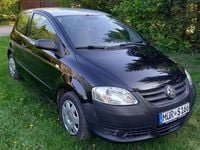 Gebraucht VW Fox 60 PS (44 kW) 2011 Schwarz Kleinwagen