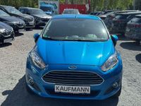 Gebraucht Ford Fiesta SYNC Edition 80 PS (58 kW) 2014 Blau Kleinwagen