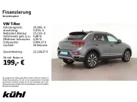 Gebraucht VW T-Roc Style 110 PS (80 kW) 2022 Indiumgrau metallic SUV