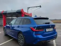 Gebraucht BMW 320e M Sport 204 PS (150 kW) 2021 Blau Kombi