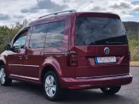 Gebraucht VW Caddy Highline 125 PS (91 kW) 2017 Rot Van / Kleinbus
