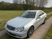 Gebraucht Mercedes CLK200 163 PS (119 kW) 2006 Silber Coupé