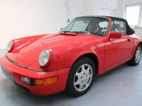 Gebraucht Porsche 911 Carrera 4 Cabriolet 250 PS (183 kW) 1991 Rot Cabrio