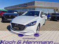 Gebraucht Mazda 2 Exclusive 90 PS (66 kW) 2021 Mondsteinweiß metallic Kleinwagen