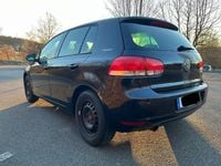 Gebraucht VW Golf VI Team 105 PS (77 kW) 2010 Schwarz Kleinwagen