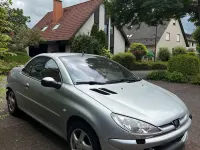Gebraucht Peugeot 206 CC 109 PS (80 kW) 2004 Silber Cabrio