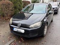 Gebraucht VW Golf VI Comfortline 80 PS (58 kW) 2009 Schwarz Kleinwagen