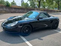 Gebraucht Porsche Boxster 220 PS (161 kW) 2002 Schwarz Cabrio