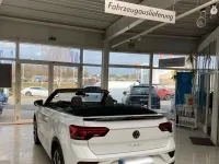 Gebraucht VW T-Roc Cabriolet R-line 150 PS (110 kW) 2021 Weiß Cabrio