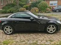 Second-hand Mercedes SLK200 183 CP (134 kW) 2009 Negru Cabrio