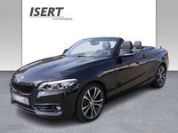 Gebraucht BMW 218 Sport Line 136 PS (100 kW) 2019 Schwarz Cabrio