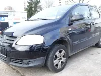 Gebraucht VW Fox 75 PS (55 kW) 2008 Schwarz Kleinwagen