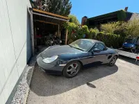 Second-hand Porsche Boxster 220 CP (161 kW) 2000 Albastru Cabrio