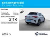 Gebraucht VW T-Roc R-line 150 PS (110 kW) 2023 Pure white schwarz SUV