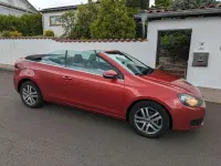 Gebraucht VW Golf Cabriolet 105 PS (77 kW) 2012 Rot Cabrio