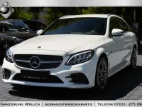 Gebraucht Mercedes C300e AMG line 211 PS (155 kW) 2019 Weiß Limousine