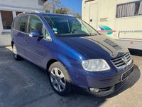 Gebraucht VW Touran Highline 101 PS (74 kW) 2004 Blau Van / Kleinbus