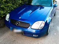 Gebraucht Mercedes SLK230 193 PS (141 kW) 1998 Blau Cabrio