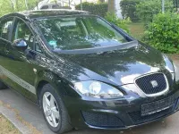 Brugt Seat Leon 105 HK (77 kW) 2011 Sort Hatchback