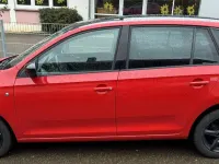 Brugt Skoda Rapid Style 105 HK (77 kW) 2014 Rød Hatchback
