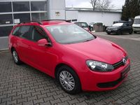 Second-hand VW Golf VII Trendline 105 CP (77 kW) 2013 Roșu Break