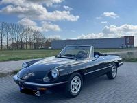 Gebraucht Alfa Romeo Spider 126 PS (92 kW) 1986 Schwarz Cabrio