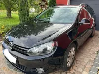 Gebraucht VW Golf VII Match 105 PS (77 kW) 2013 Schwarz Kombi