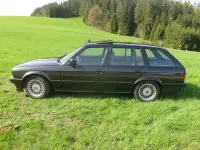 Gebraucht BMW 320 129 PS (94 kW) 1988 Schwarz Kombi