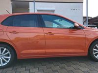 Gebraucht VW Polo Highline 95 PS (69 kW) 2018 Orange Kleinwagen