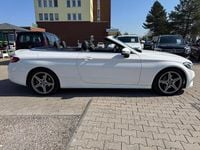 Gebraucht Mercedes C200 AMG line 184 PS (135 kW) 2018 Weiß Cabrio