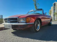 Gebraucht Mercedes SL350 224 PS (164 kW) 1972 Rot Cabrio
