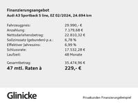Gebraucht Audi A3 Sport 204 PS (150 kW) 2024 Schwarz Limousine