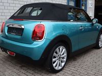 gebraucht Mini One Cabriolet 1.Hand/PDC/17Zoll/Caribbean Aqua met.