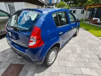 Gebraucht Dacia Sandero Basis 75 PS (55 kW) 2008 Blau Kleinwagen