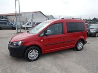 Gebraucht VW Caddy Trendline 86 PS (63 kW) 2014 Rot Van / Kleinbus